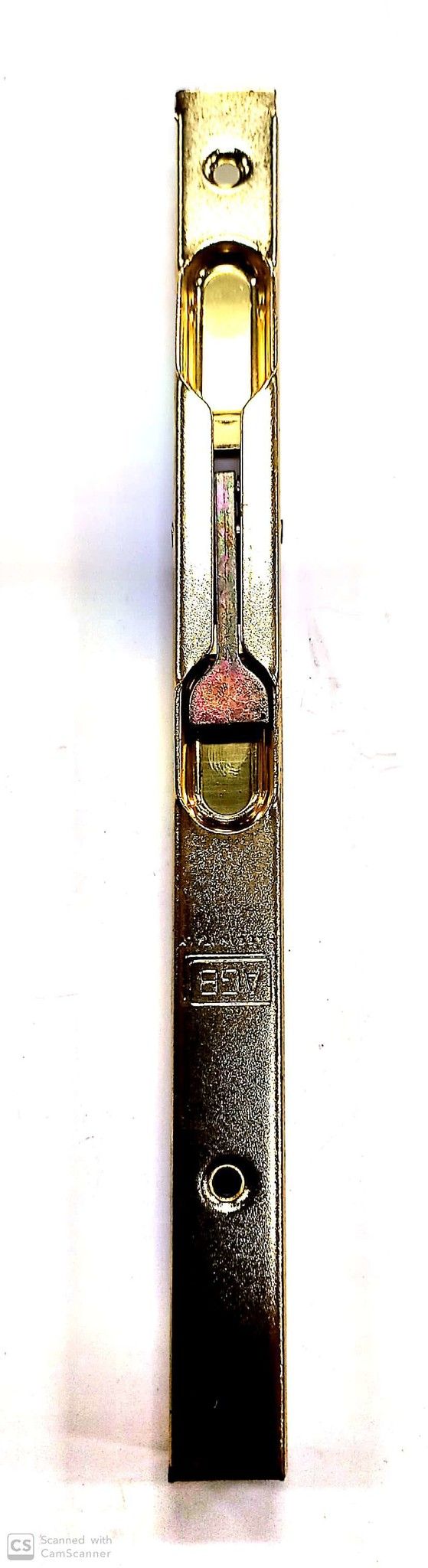 Catenaccio a leva cm 20 in ferro ottonato AGB 320