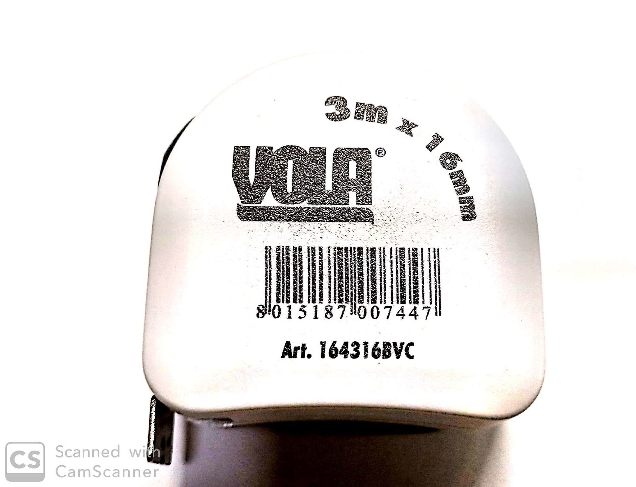 Flessometro con finestra di lettura per misure interne mt 3 nastro mm 16