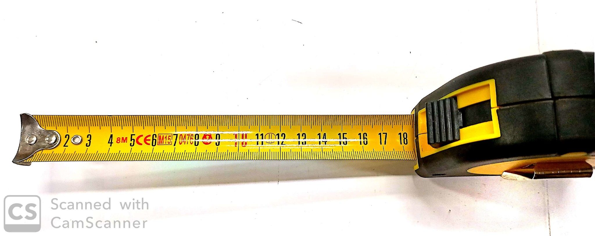 Flessometro gommato triplo stop  8mx25mm VOLA