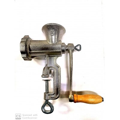 Tritacarne manuale in ghisa stagnata n. 5 REBER 8680N