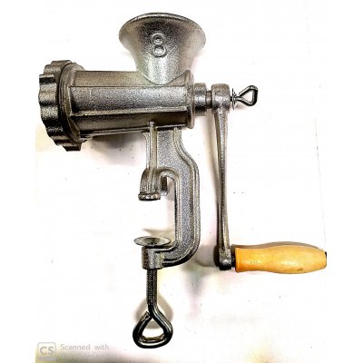 Tritacarne manuale in ghisa stagnata n. 8 REBER 8681N