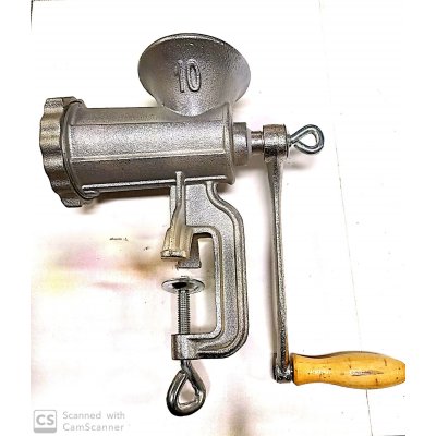 Tritacarne manuale in ghisa stagnata n.10 REBER 8685N