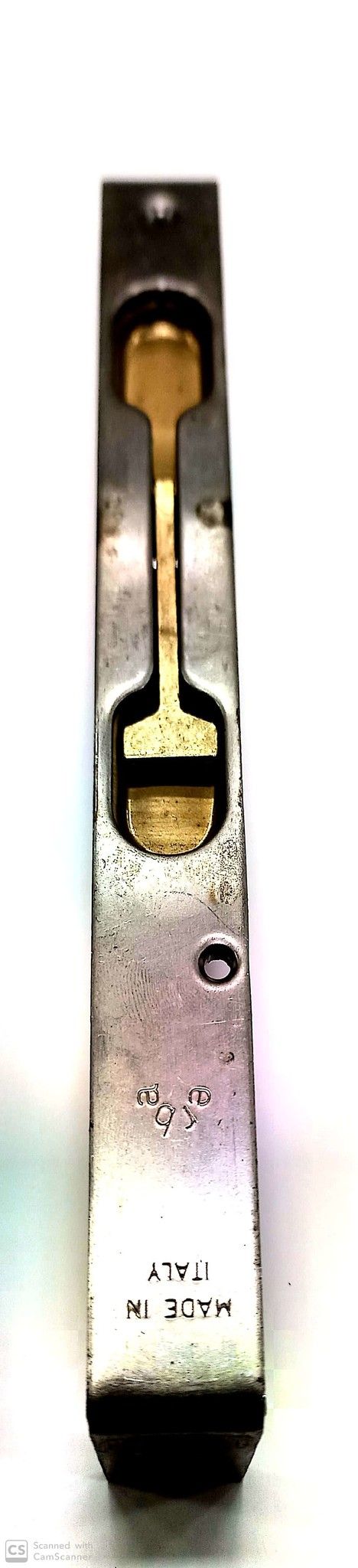 Catenaccio a leva aperto cm 20 in ferro grezzo