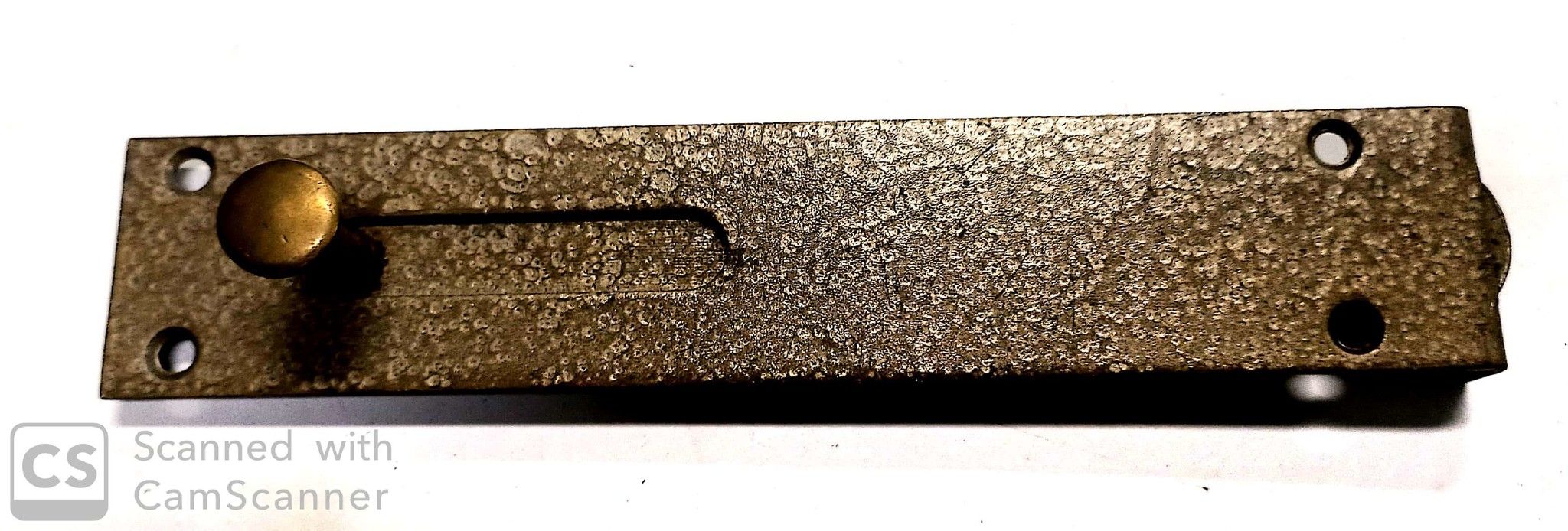 Catenaccio sottolama cm 20 tipo pesante in ferro verniciato