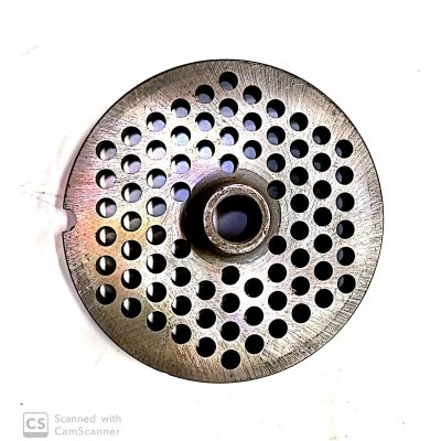 Piastra per tritacarne n. 32 foro 6 mm