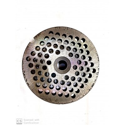 Piastra per tritacarne n. 32 foro 6 mm