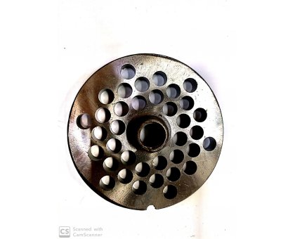 Piastra per tritacarne n. 32 foro 10 mm