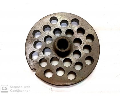 Piastra per tritacarne n. 32 foro 12 mm