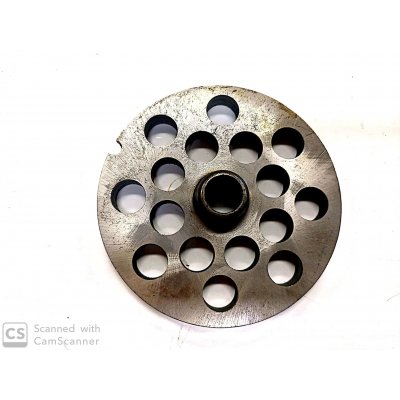 Piastra per tritacarne n. 32 foro 14 mm