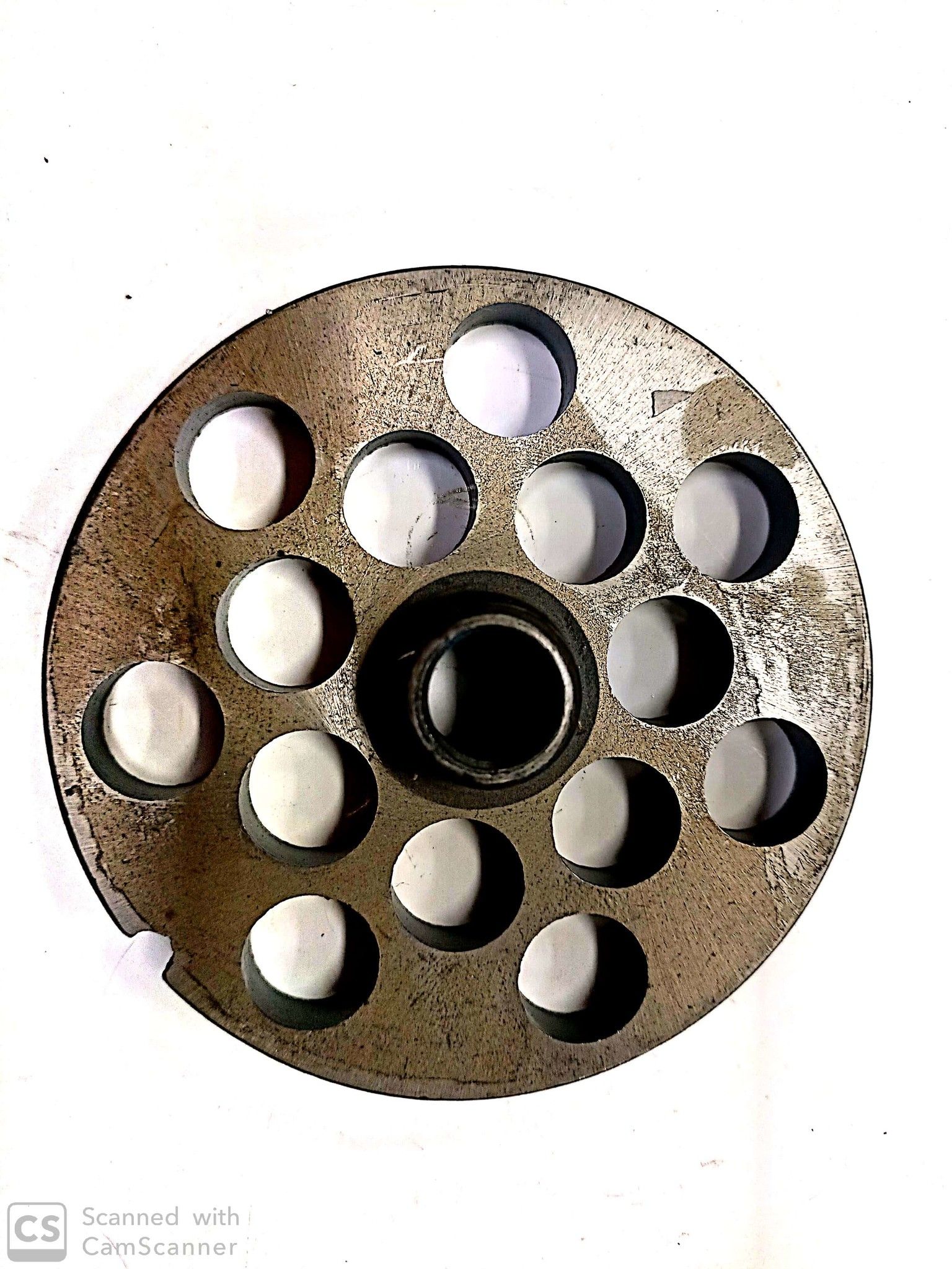 Piastra per tritacarne n. 32 foro 16 mm