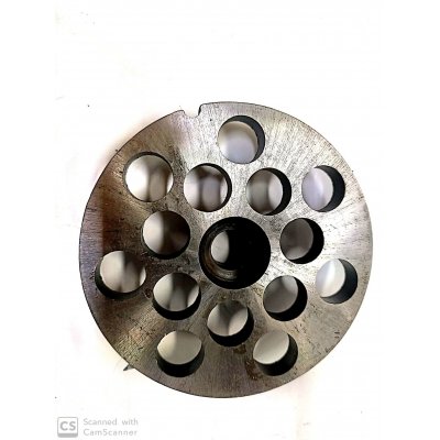 Piastra per tritacarne n. 32 foro 16 mm