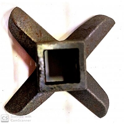 Coltello per tritacarne manuale n. 10 - 12