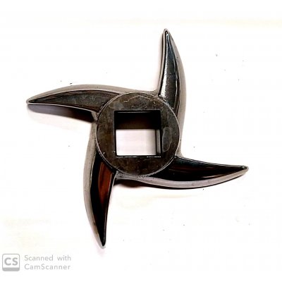 Coltello INOX per tritacarne n. 32