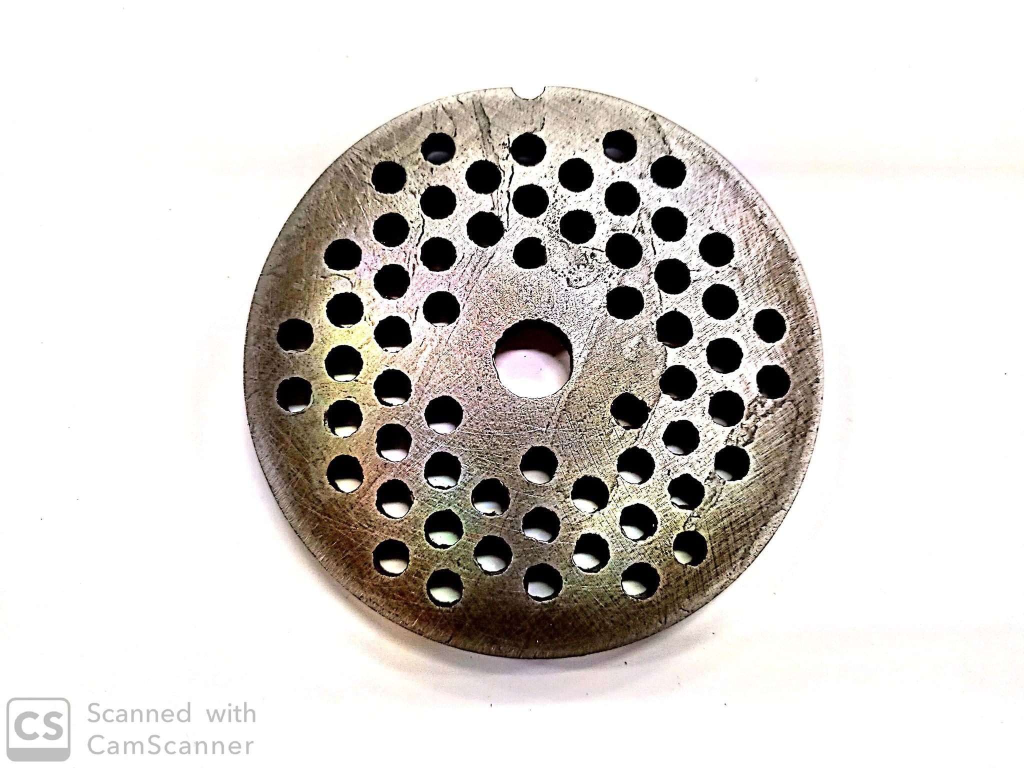 Piastra per tritacarne n. 22 foro  6 mm