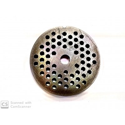 Piastra per tritacarne n. 22 foro 6 mm