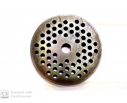 Piastra per tritacarne n. 22 foro 6 mm
