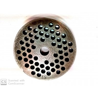 Piastra per tritacarne n. 22 foro 6 mm