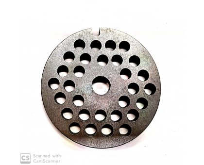 Piastra per tritacarne n. 22 foro 8 mm