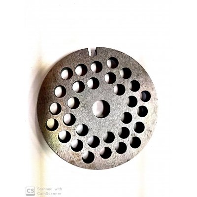 Piastra per tritacarne n. 22 foro 8 mm