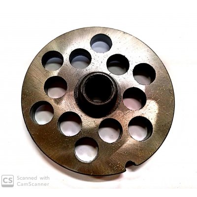 Piastra per tritacarne n. 22 foro 12 mm
