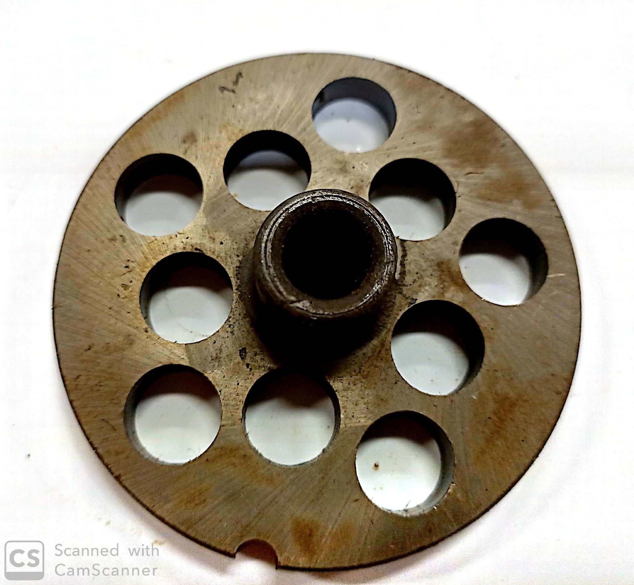 Piastra per tritacarne n. 22 foro 14 mm