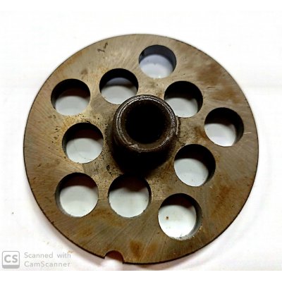 Piastra per tritacarne n. 22 foro 14 mm