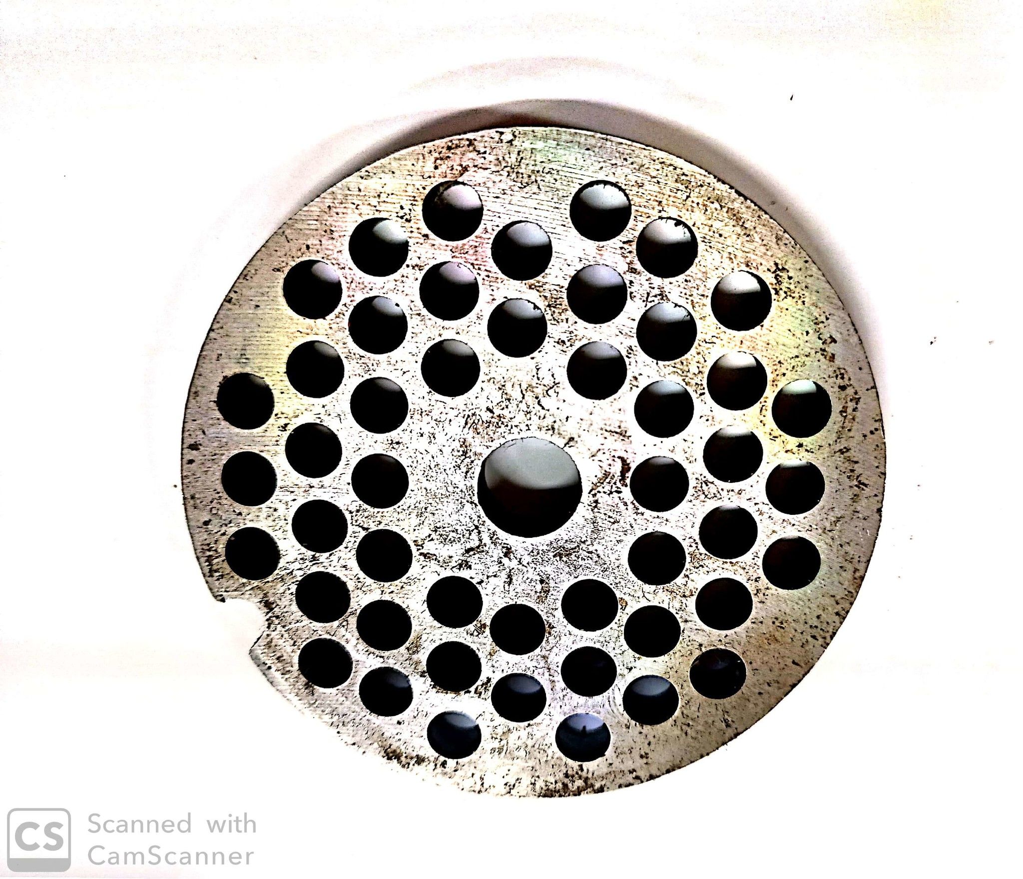 Piastra per tritacarne n. 10-12 foro  6 mm