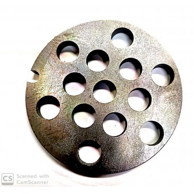 Piastra per tritacarne n. 10-12 foro 10 mm