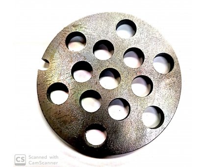 Piastra per tritacarne n. 10-12 foro 10 mm