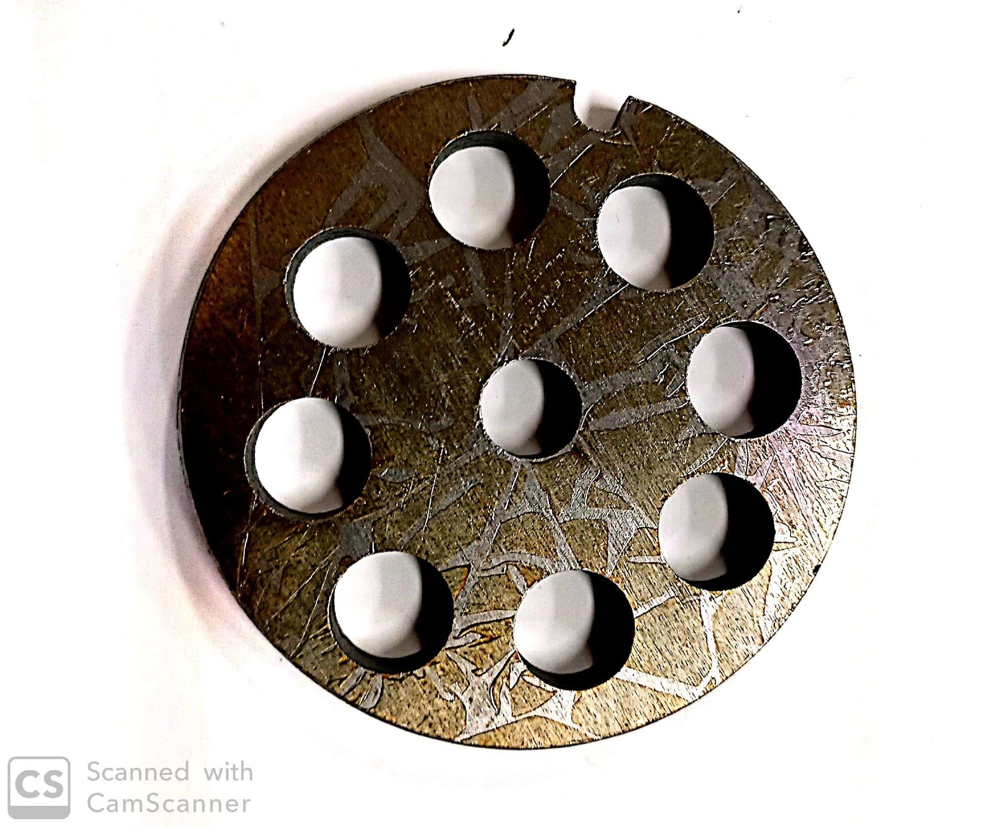 Piastra per tritacarne n. 10-12 foro 12 mm