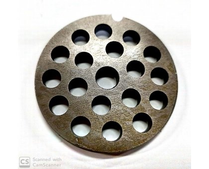 Piastra per tritacarne n. 8 foro 8 mm
