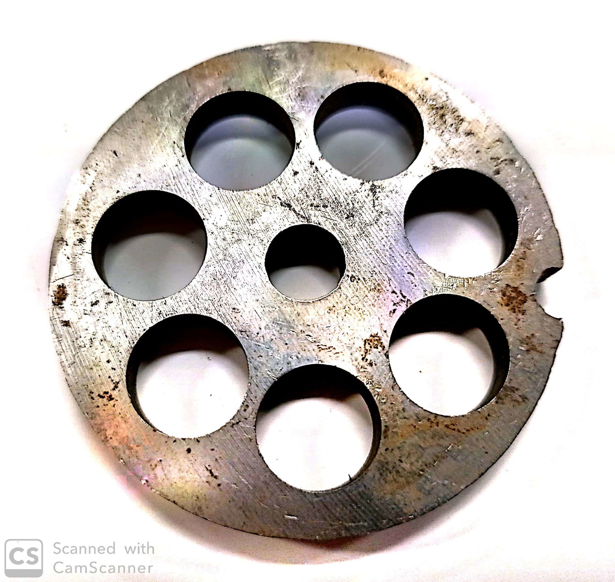 Piastra per tritacarne n.  8 foro 14 mm