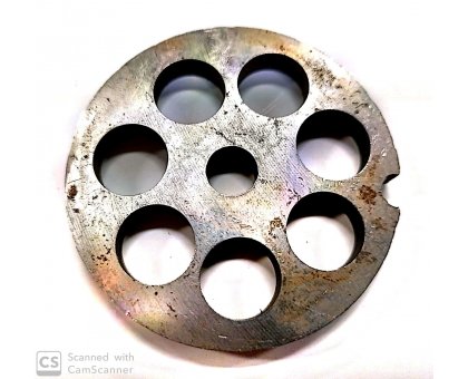 Piastra per tritacarne n. 8 foro 14 mm