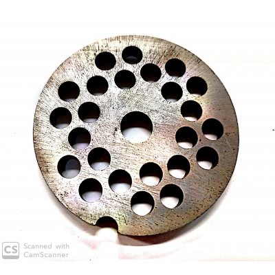 Piastra per tritacarne n. 5 foro 6 mm