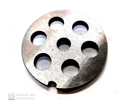 Piastra per tritacarne n. 5 foro 10 mm