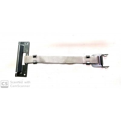 Gancio per rullo con cintino e attacco per stecca tapparella