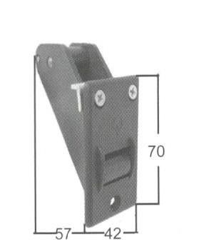 Guidacinghia per serramenti in alluminio