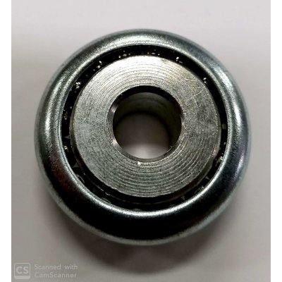 Cuscinetto su sfere tondo mm 42 rullino ferro per tapparelle