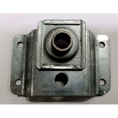 Cuscinetto su sfere ad infilare quadro con supporto da avvitare per tapparelle