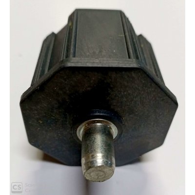 Calotta ottagonale con perno mm 12 in PVC