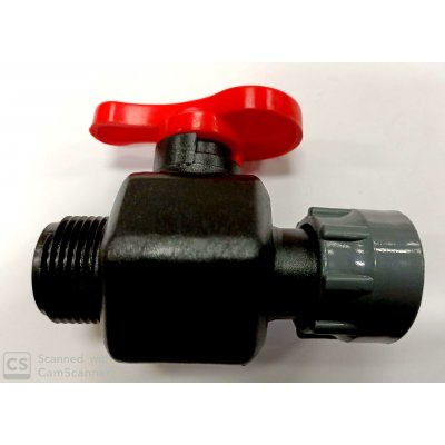 Valvola sfera con girello MF 1' in polipropilene