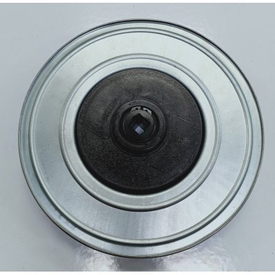 Puleggia con riduttore 1:2 per foro quadro mm 13