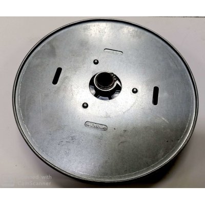 Puleggia con riduttore 1:2,6 ad INFILARE con foro quadro mm 13