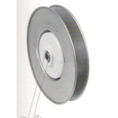 Puleggia con riduttore 1:2,6 ad INFILARE con foro quadro mm 13