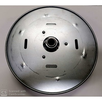 Puleggia con riduttore 1:2,6 per STAFFA con foro quadro mm 13 diametro mm 200