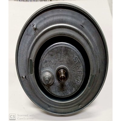 Puleggia con riduttore 1:2,6 e calotta ottagonale d. 180 mm