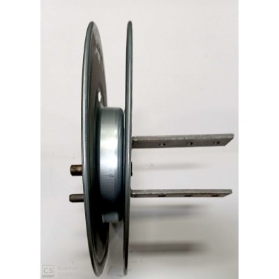 Puleggia con riduttore 1:2,5 d. mm 240 per rullo legno