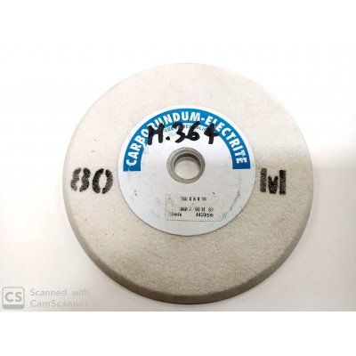 Mola abrasiva a smusso mm 150 x 6 foro 16 al corindone grana 80