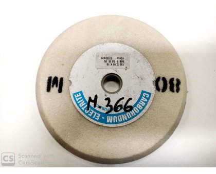 Mola abrasiva a smusso mm 150 x 10 foro 16 al corindone grana 80