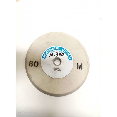 Mola abrasiva a smusso mm 200 x 10 foro 20 al corindone grana 80